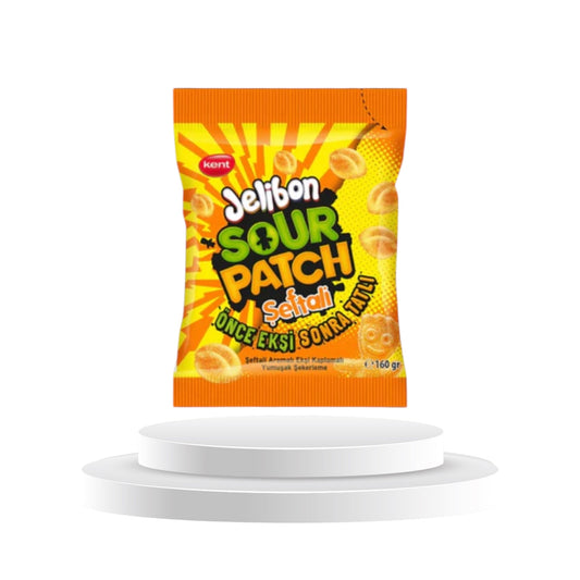 Jelibon Sour Patch Peach Türkisch  (Şeftali 160g)