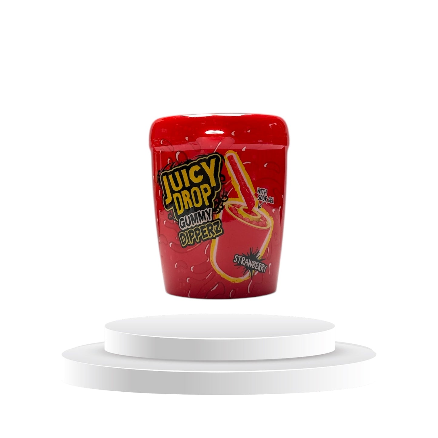 Juicy Drop Gummy Dipperz Stawberry - Memo's Candy World GmbH