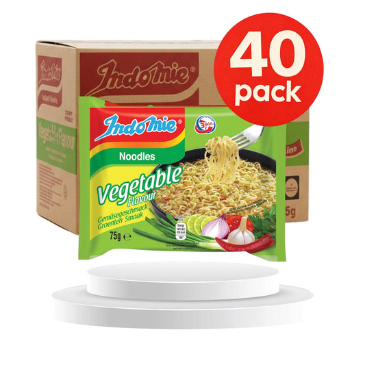 Indomie Instant-Nudelsuppe Vegetable oder Chicken 40 pack 75g