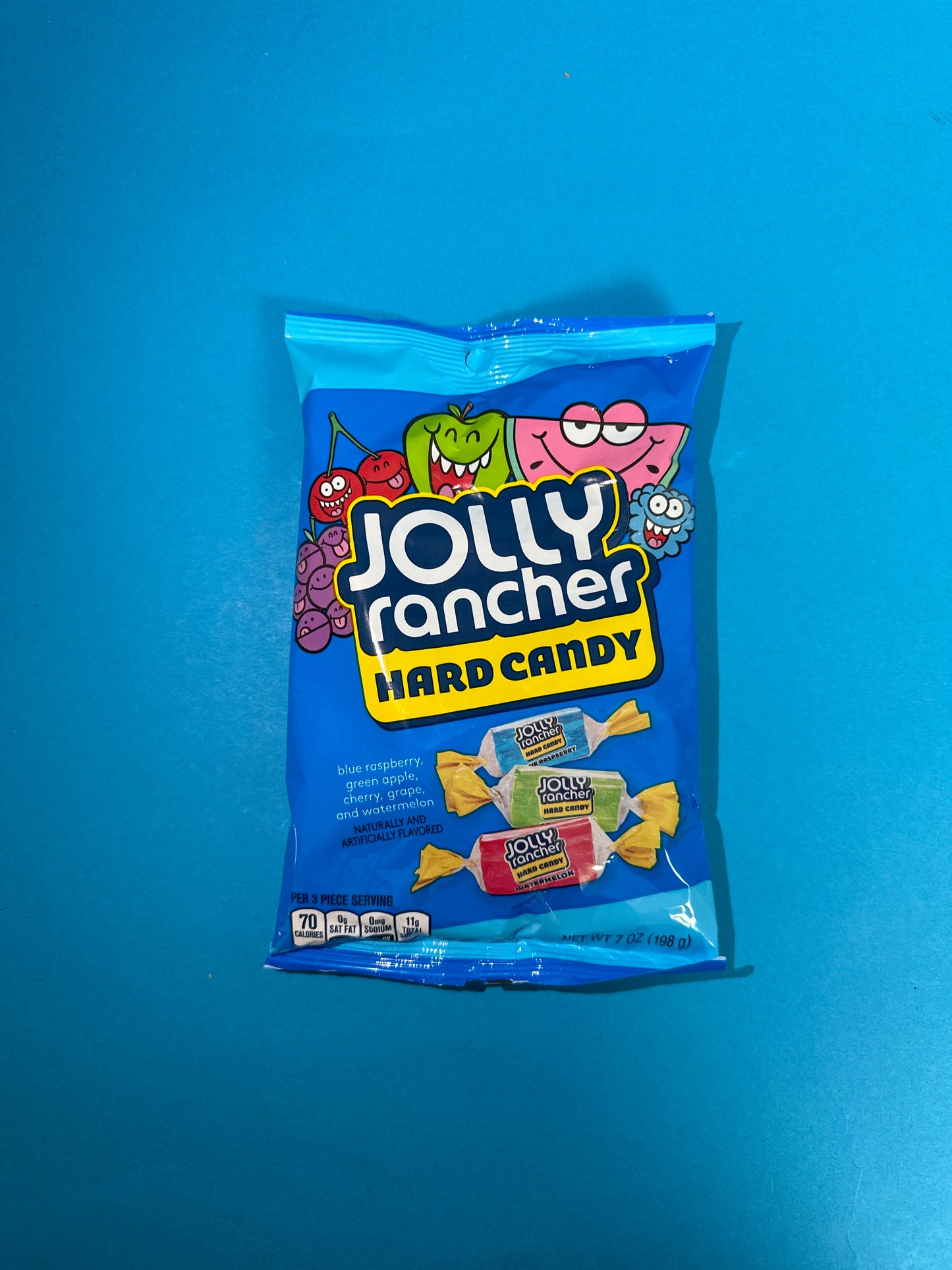 Jolly Rancher Hard Candy Blue Raspbeery Green Apple Cherry Grape And Watermelon - Memo's Candy World GmbH