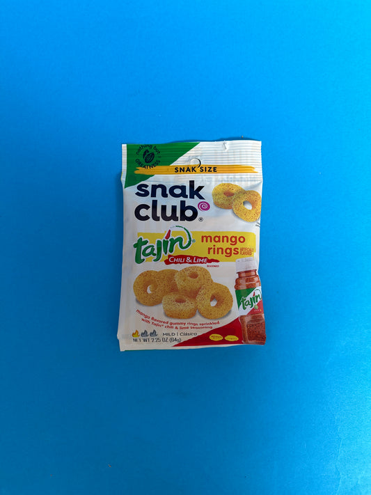 Snack Club Tajin Mango Rings - Memo's Candy World GmbH