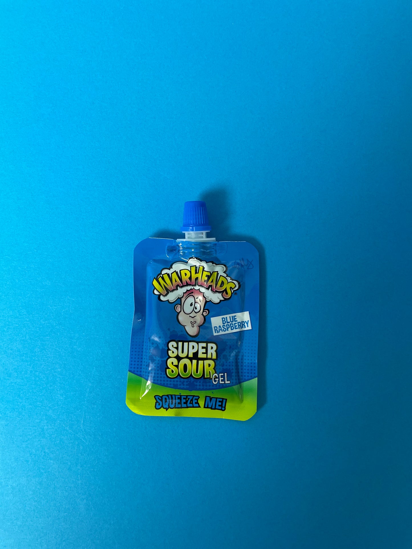 Warheads Tongue Attack Gel Blue Raspberry 20g - Memo's Candy World GmbH