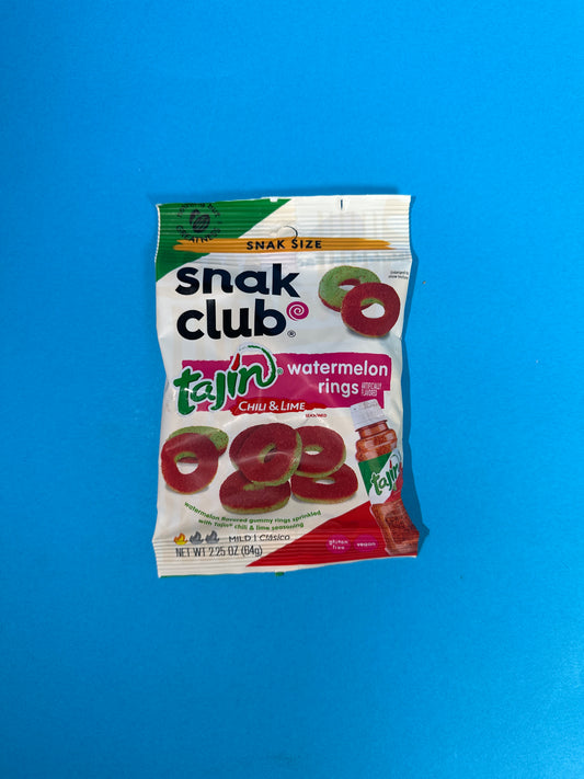 Snack Club Tajin Watermelon Rings - Memo's Candy World GmbH