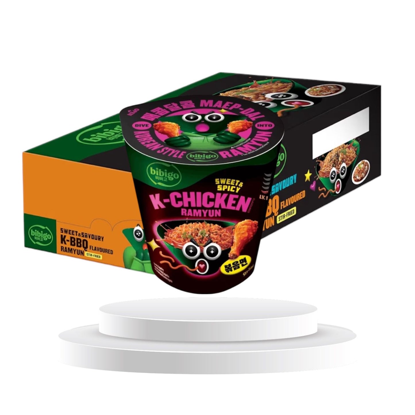 Bibigo Ramyun verschiedene Sorten Chicken Flavour 8er pack 92g