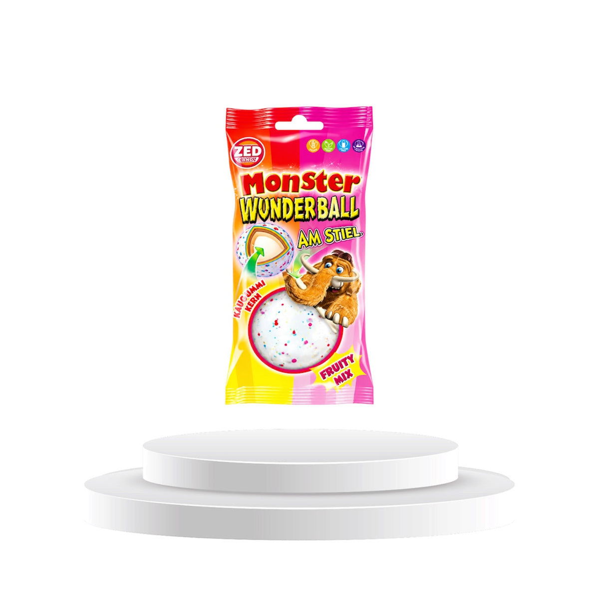 ZED Candy Monster Wunderball Fruity Mix – 16 Stück