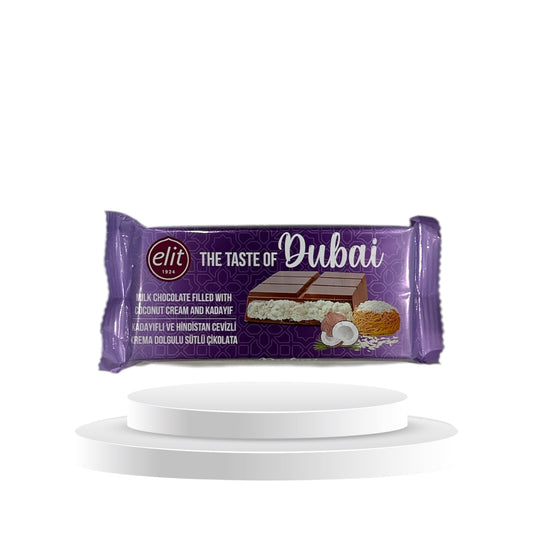 Elit Dubai Style Schokolade Kokos 90G - Memo's Candy World GmbH