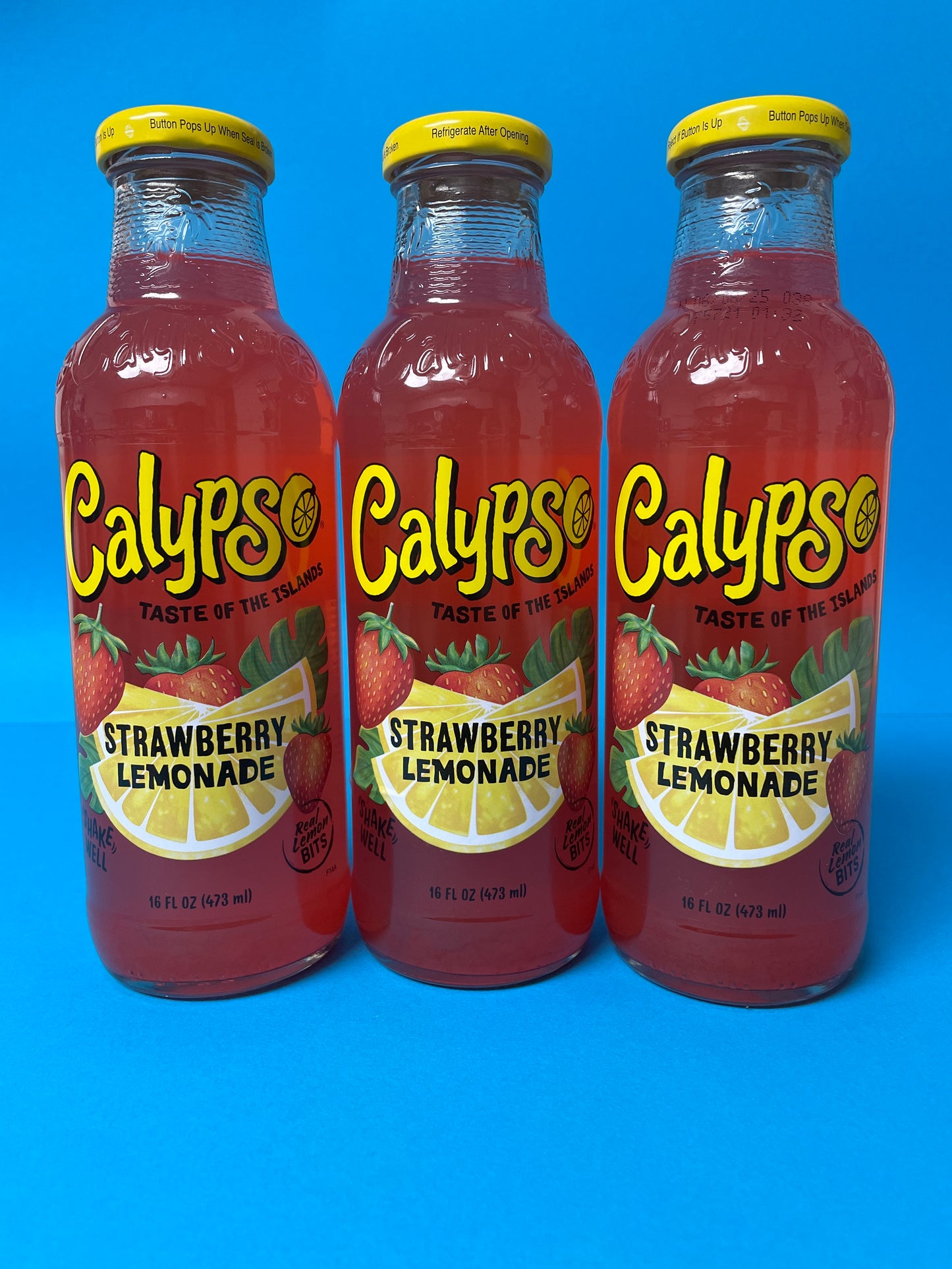  Calypso Strawberry Lemonade Diese verlockende Limonade vereint spritzige Zitrone mit süßer Erdbeere und entführt dich an tropische Strände.