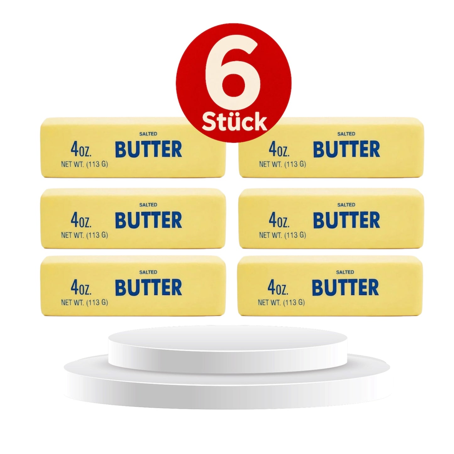 Butter Squishy 113g – Realistische Anti-Stress Butter Attrappe