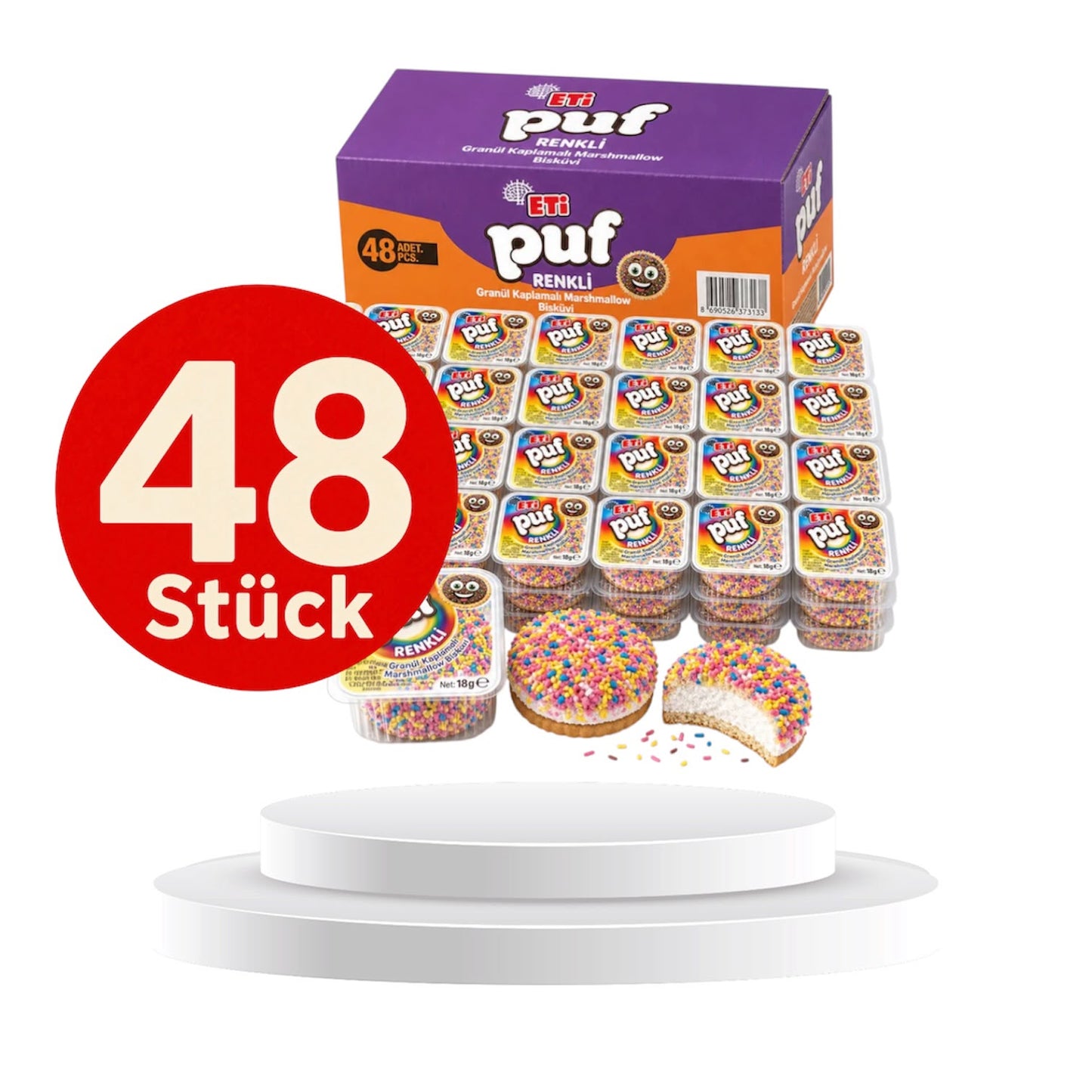 48 x Eti puf verschiedene Sorten
