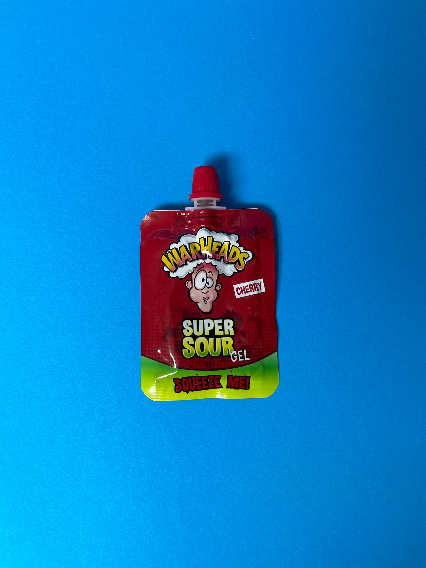 Warheads Tongue Attack Gel Cherry 20g - Memo's Candy World GmbH