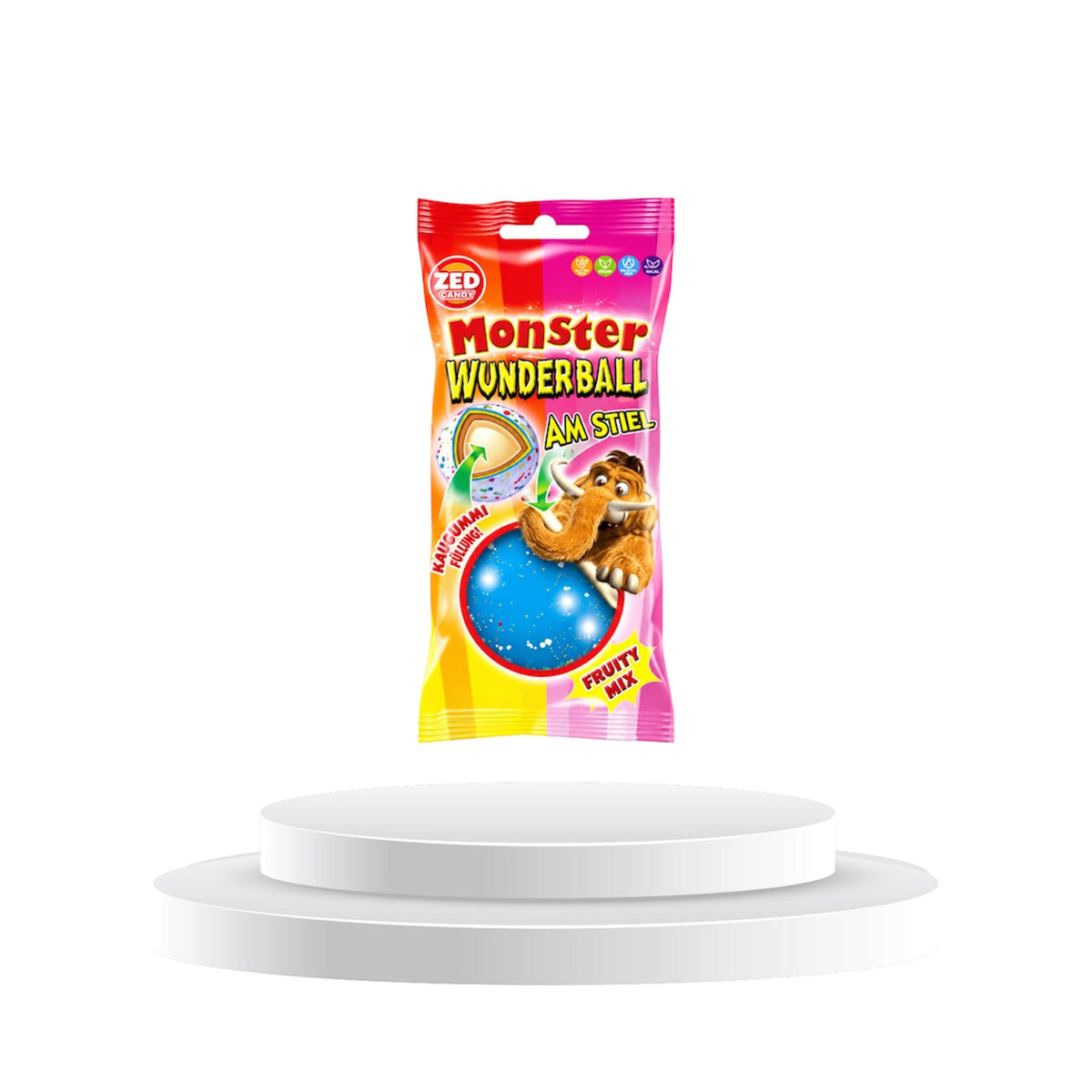 ZED Candy Monster Wunderball Fruity Mix – 16 Stück
