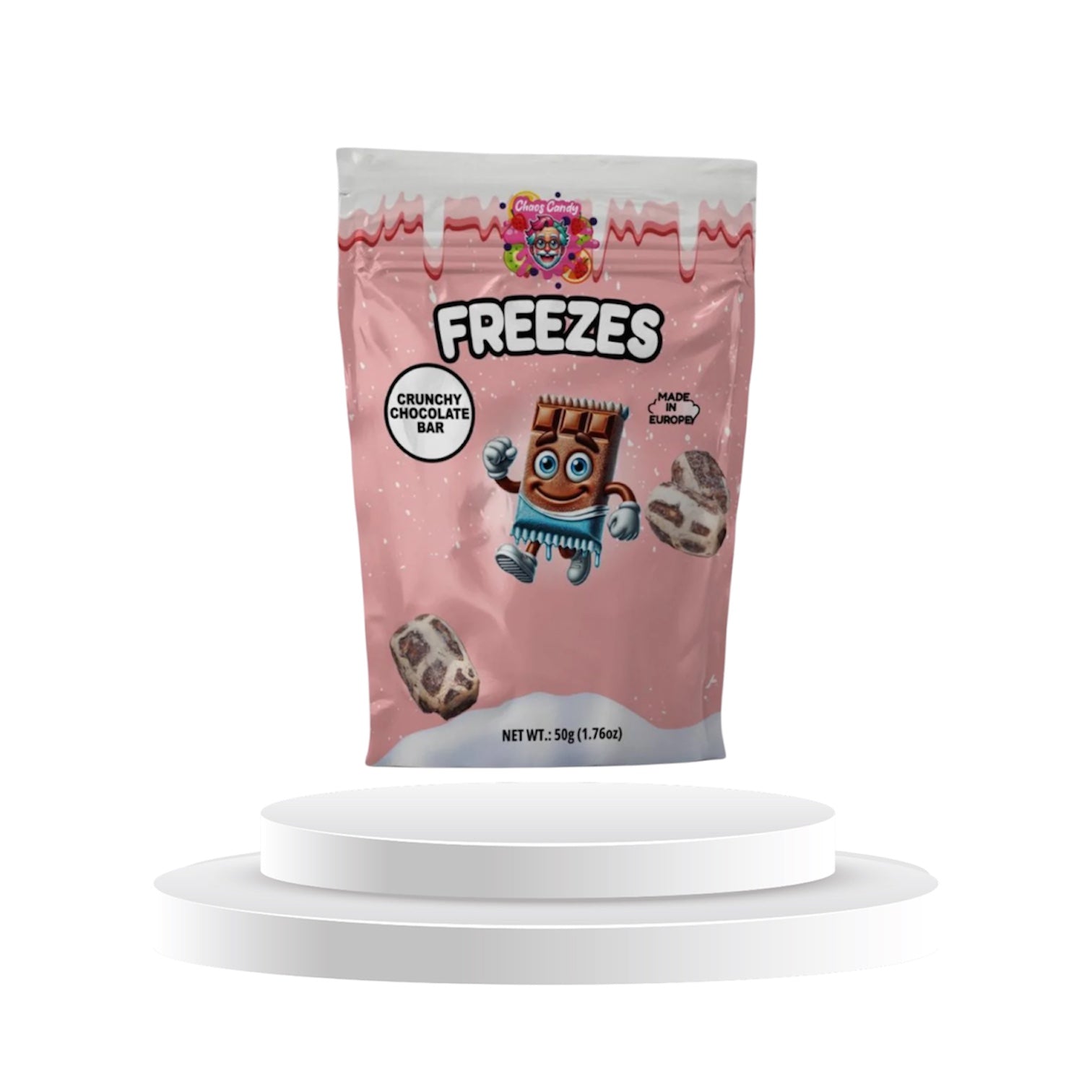 Chaos Candy Freezes Crunchy Chocolate