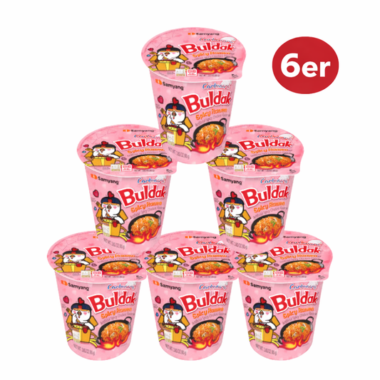 Buldak Cup 6er Pack Carbonara  oder Cheese