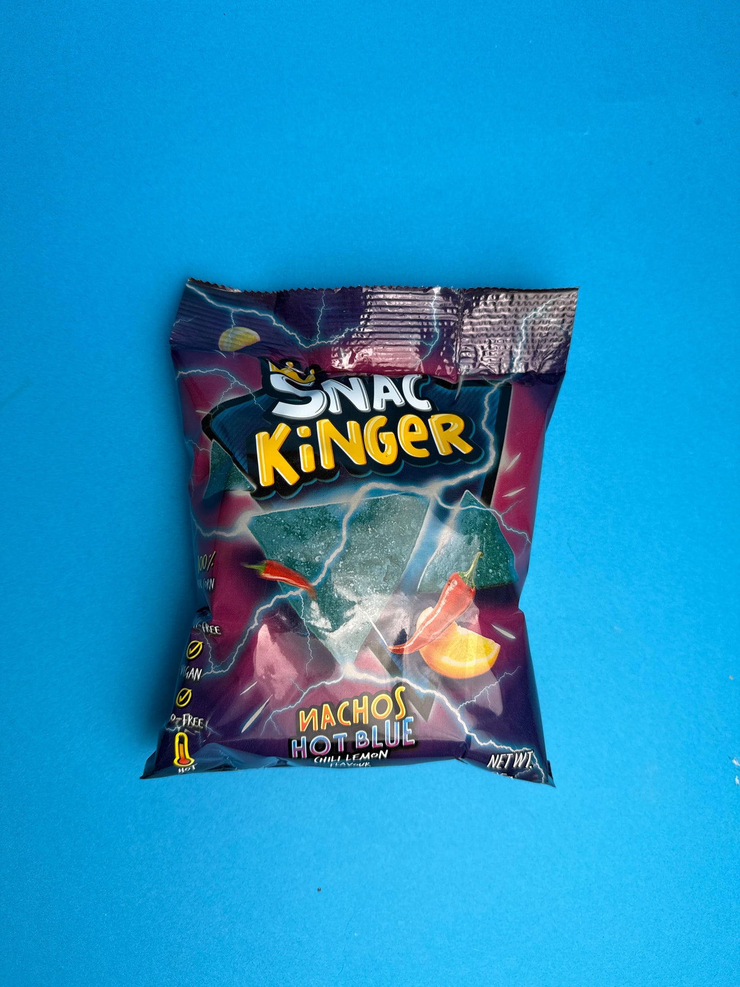 Snac Kinger Natchos Hot Blue 95G