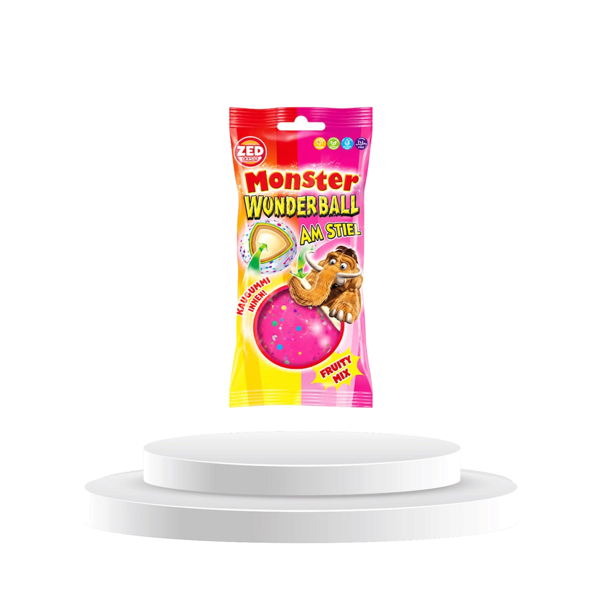 ZED Candy Monster Wunderball Fruity Mix – 16 Stück