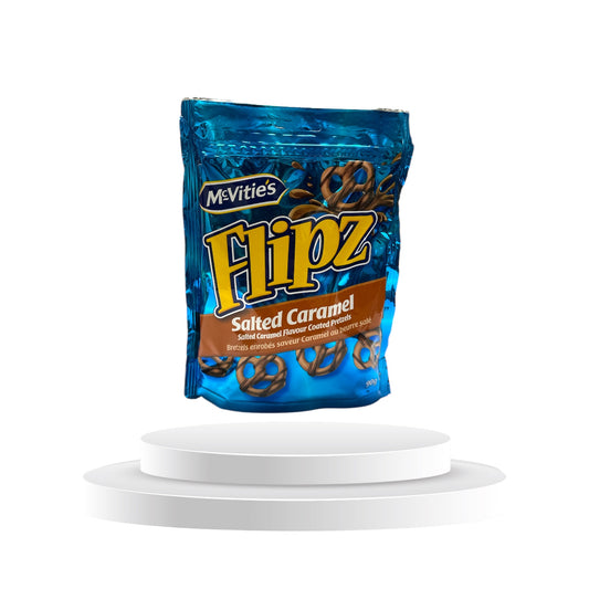 Flipz Salted Caramel Coated Pretzels 90g - Memo's Candy World GmbH
