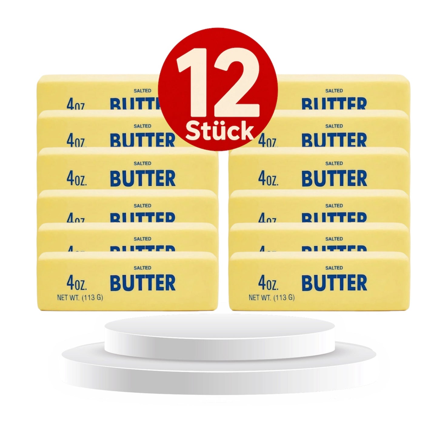 Butter Squishy 113g – Realistische Anti-Stress Butter Attrappe
