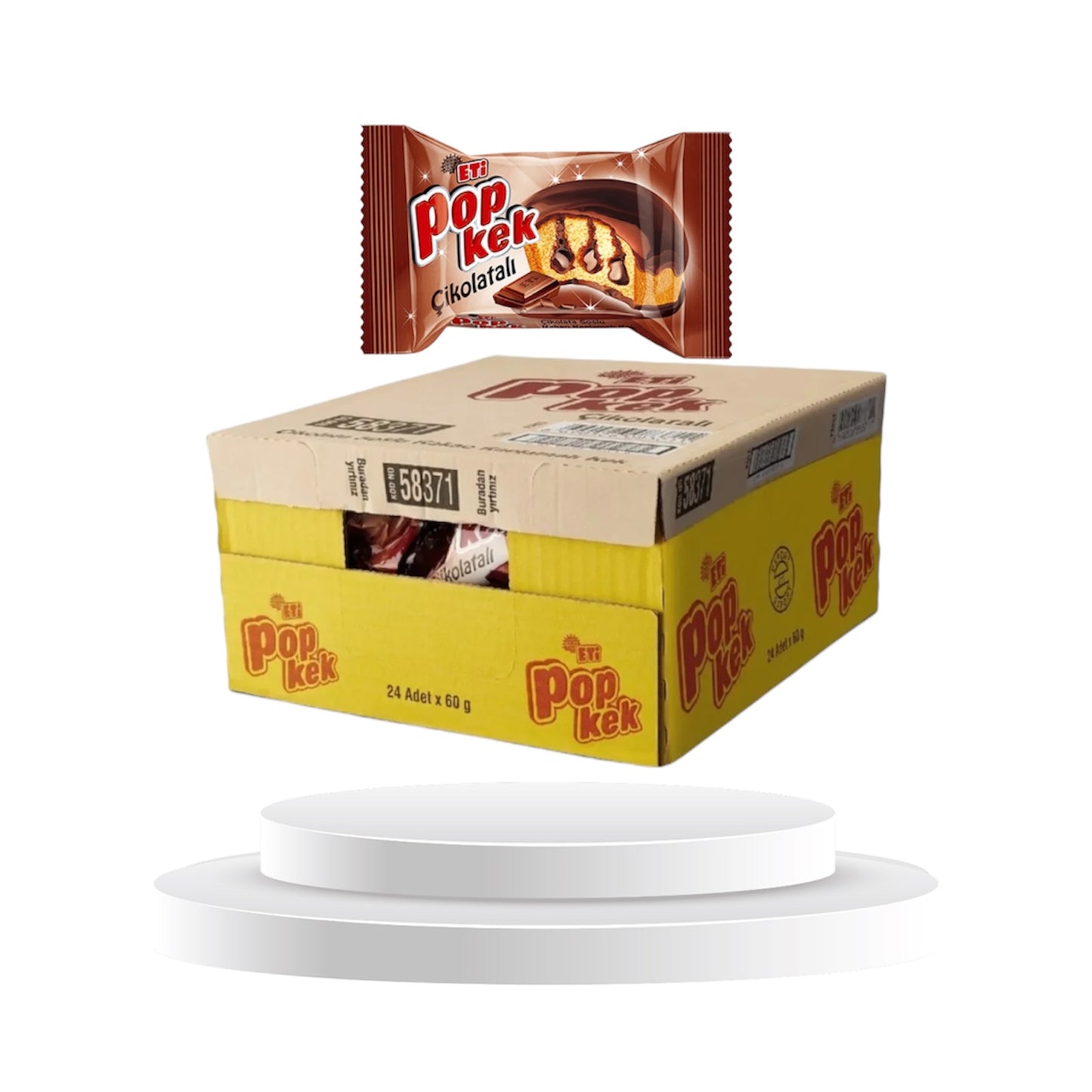 Eti Popkek Schokolade 60g 24 Stück MHD 17.07.2025