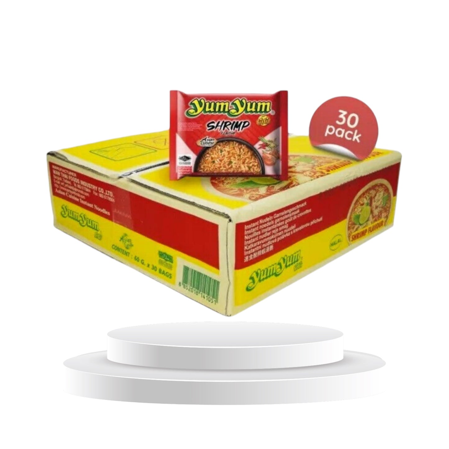 Yum Yum 30x60g Nudelsuppe Chicken, Shrimps, Duck, Beef oder Vegetarisch