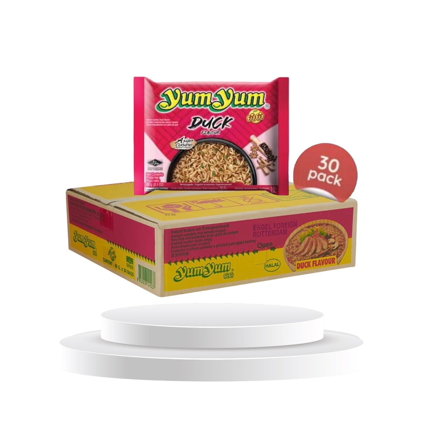 Yum Yum Duck 30x60g
Nudelsuppe