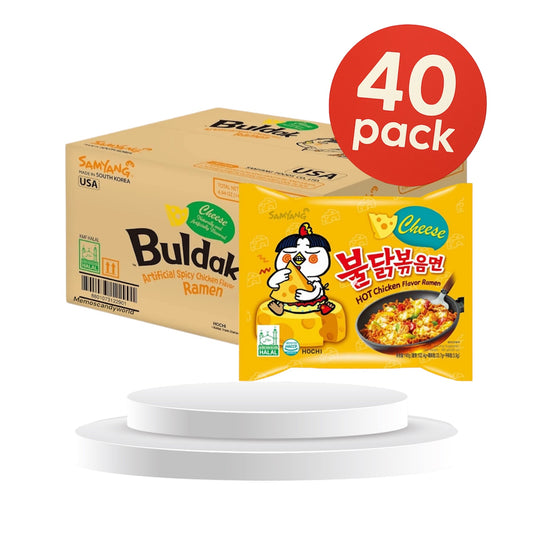 Samyang Buldak Cheese Hot Chicken Ramen 40 Stück MHD 17.12.2025 bis 20.12.2025
