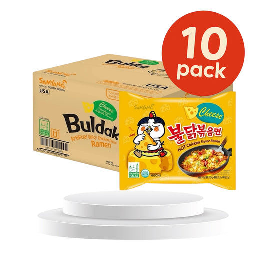 Samyang Buldak Cheese Hot Chicken Ramen 10 Stück MHD 17.12.2025 bis 20.12.2025