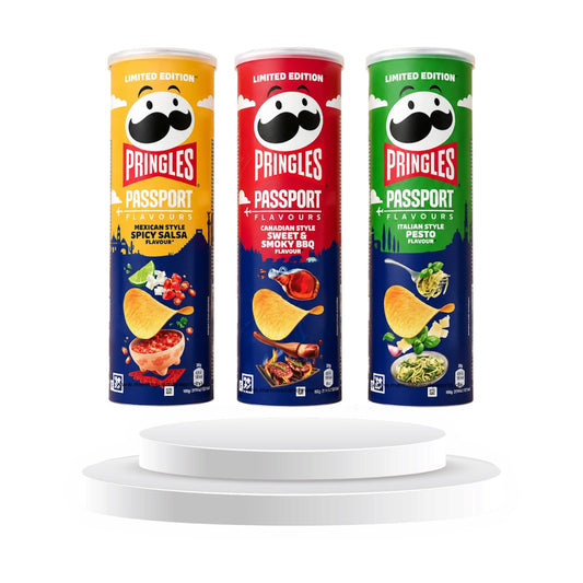 Pringles Passport Flavours – Limited Edition Mexican-Italian-Canadian Style