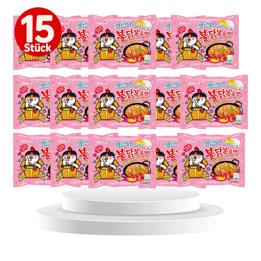 15er Samyang Buldak Cabonara und Cheese