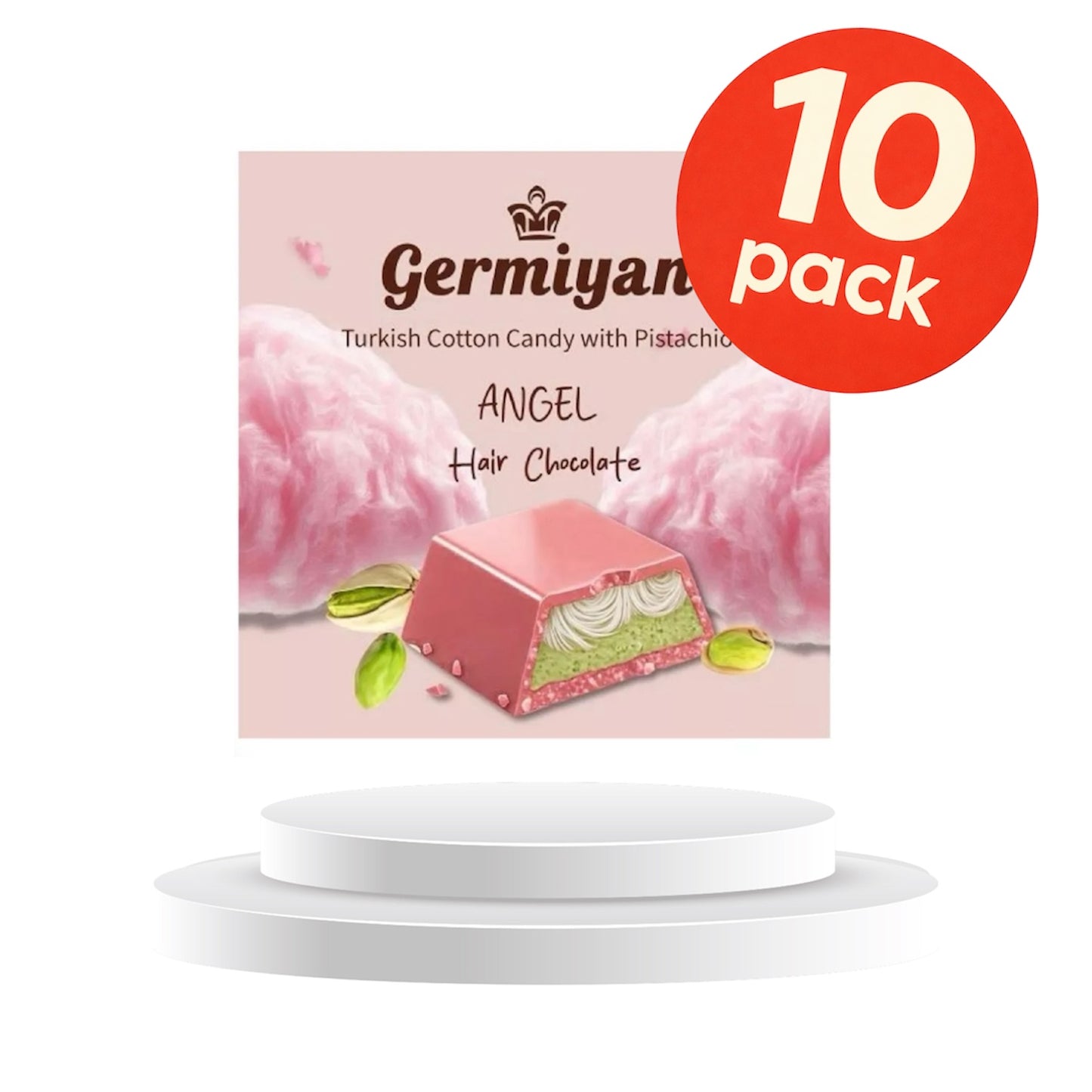 Germiyan Angel Hair Chocolate 75g 10er Pack MHD April/2026