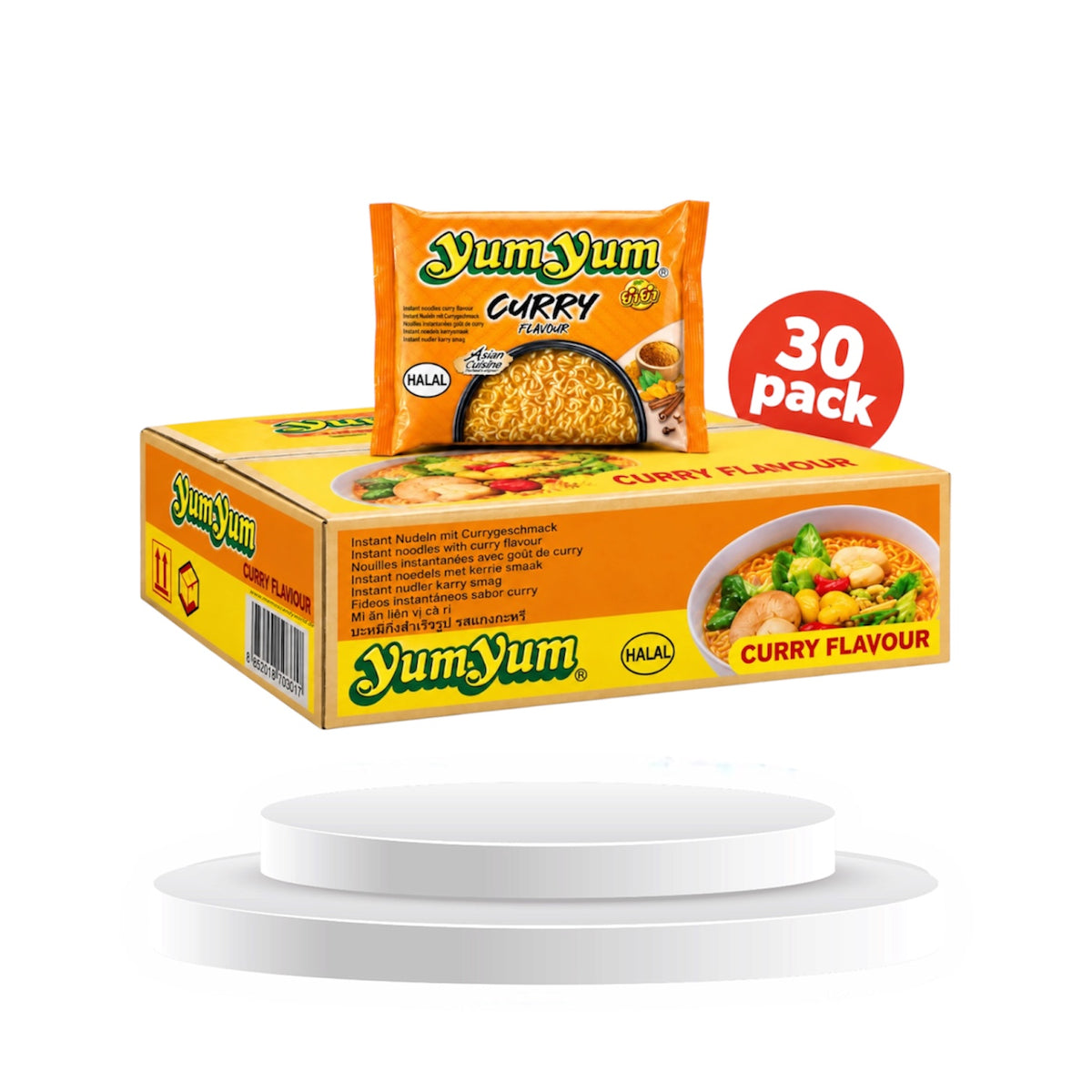 Yum Yum 30x60g Nudelsuppe Chicken, Shrimps, Duck, Beef oder Vegetarisch