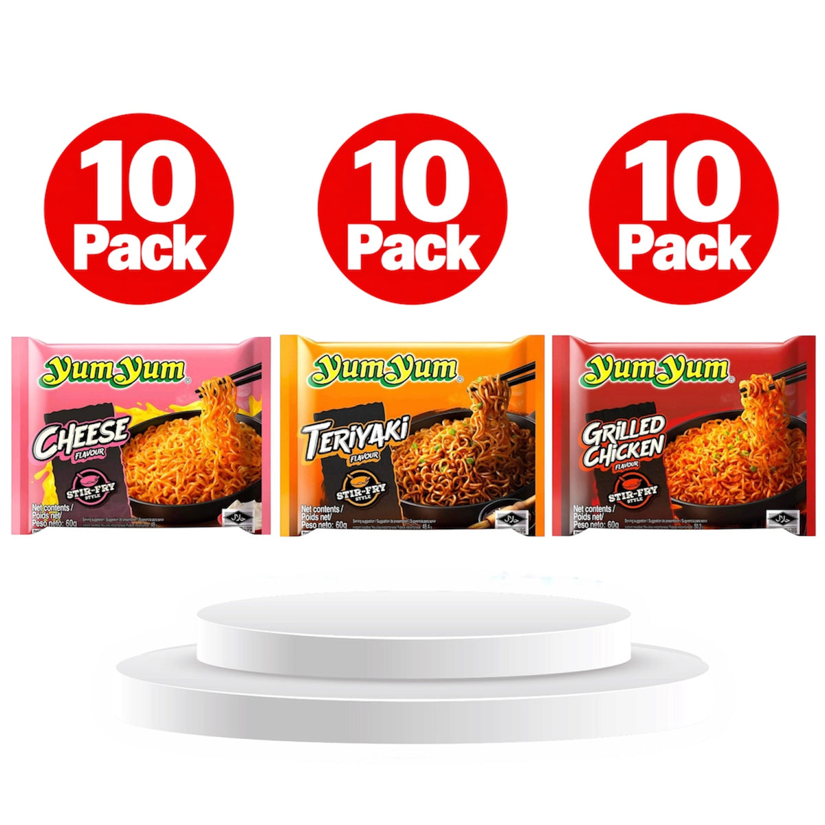 Yum Yum Mix – Cheese, Teriyaki & Grilled Chicken