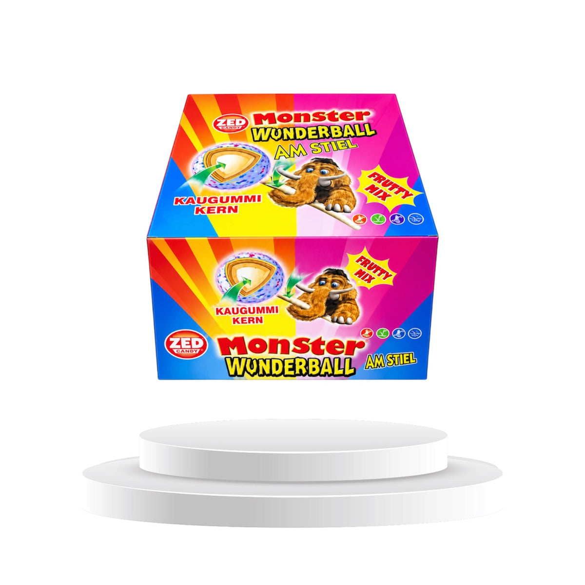 ZED Candy Monster Wunderball Fruity Mix – 16 Stück