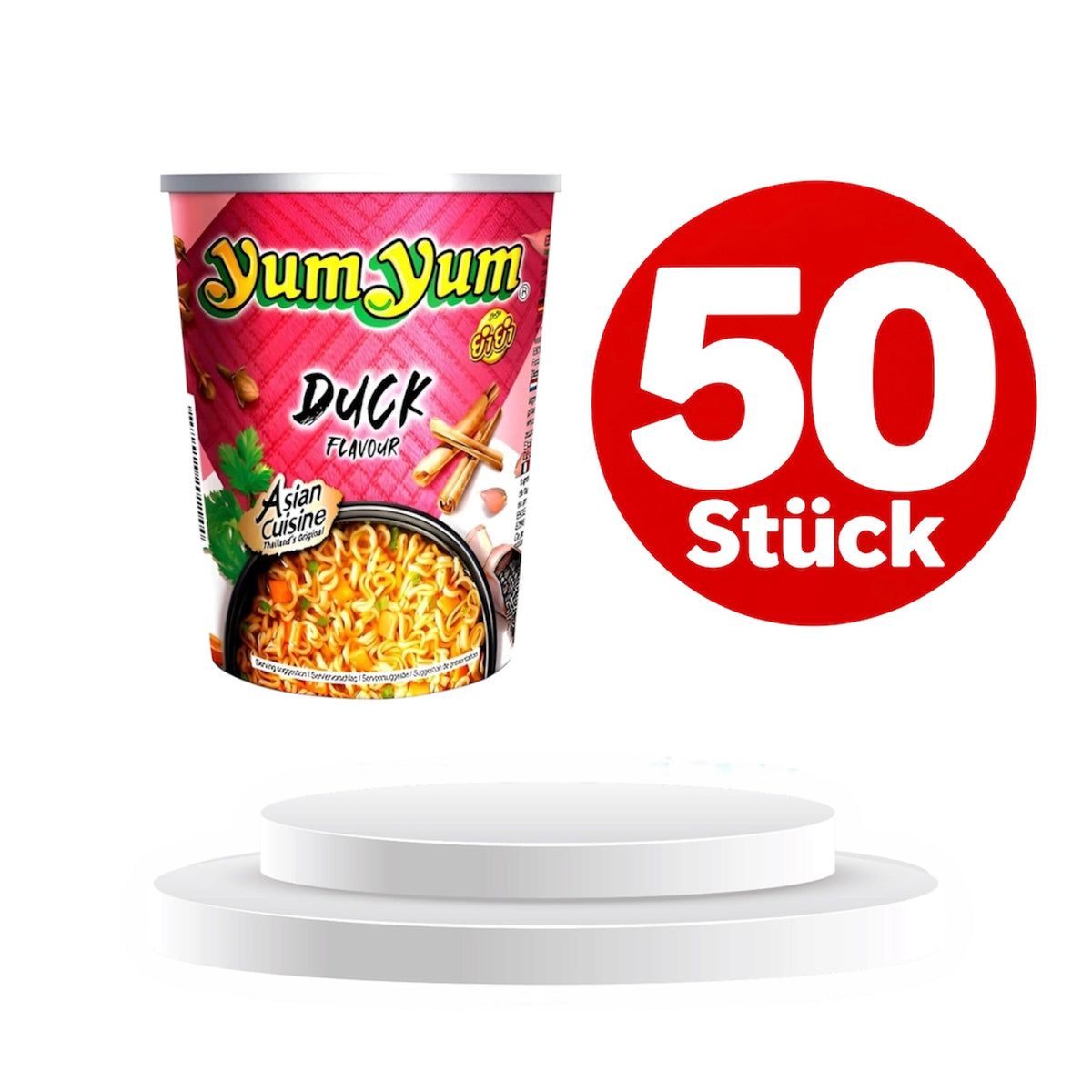 50 x Yum Yum Duck Cup 70g 04.11.2026