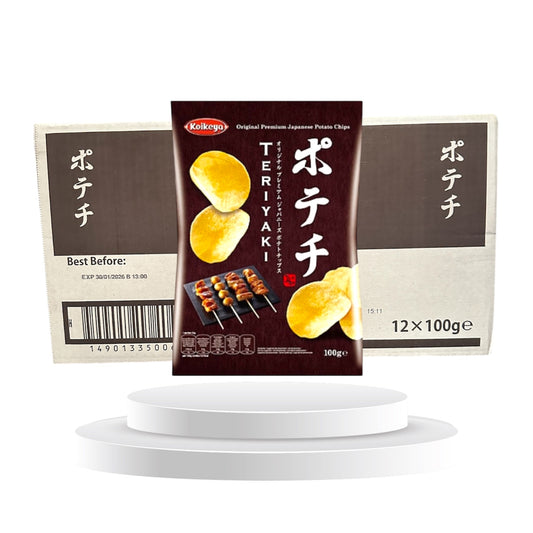 12 Pack Koikeya Chips mit Teriyaki-Geschmack MHD 31.01.2026