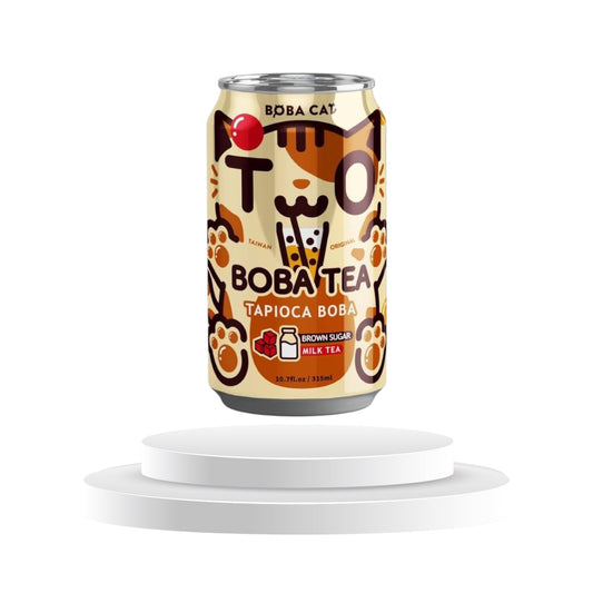 Boba Cat Brown Sugar Milk Tea Tapioca