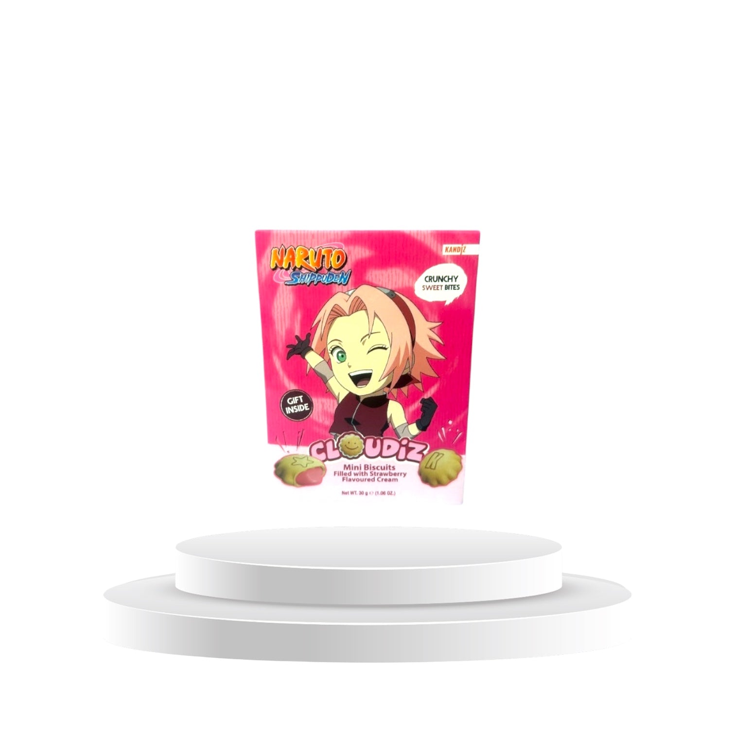 Cloudiz Sakura Kekse Naruto Strawberry 30g - Memo's Candy World GmbH
