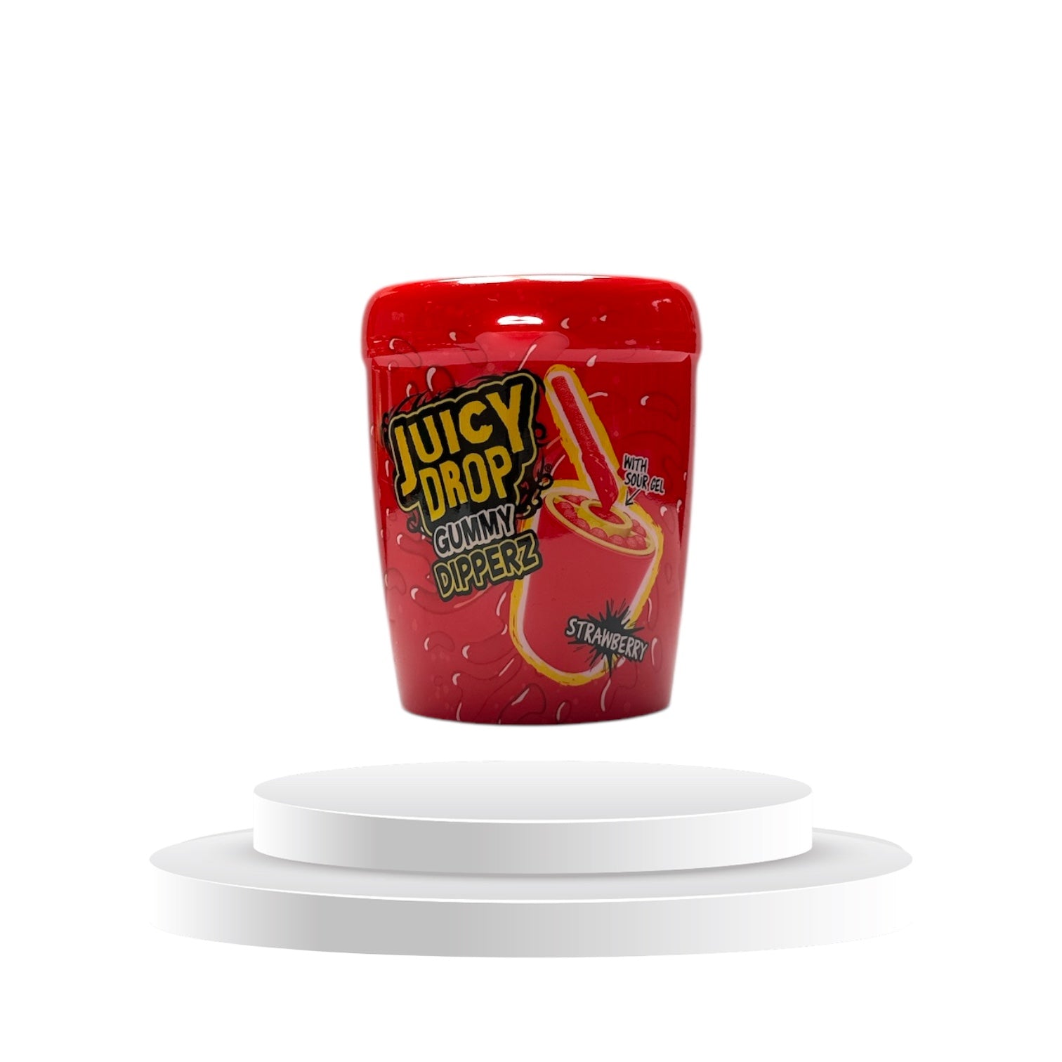 Juicy Drop Gummy Dipperz Stawberry - Memo's Candy World GmbH