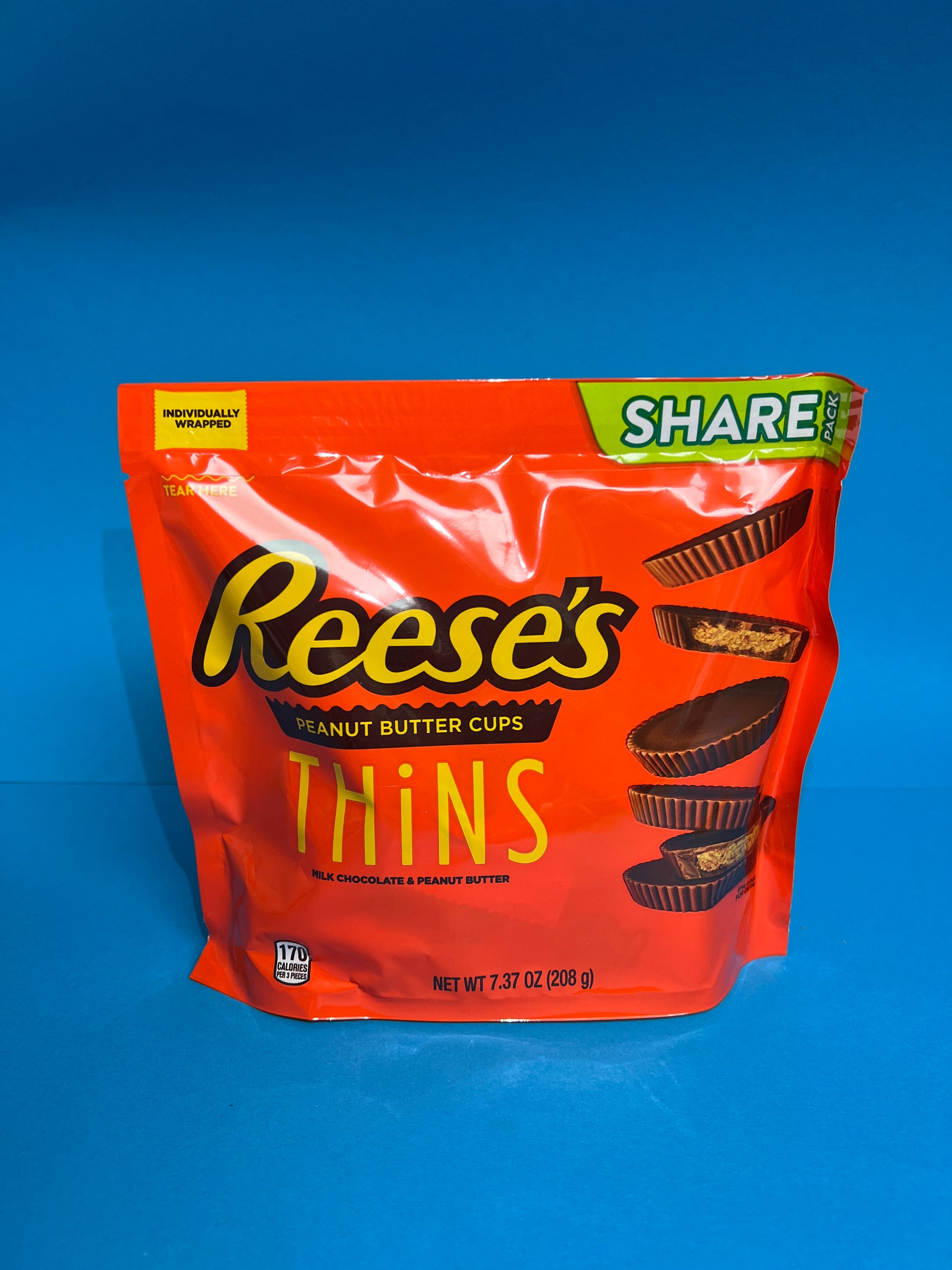 Reese‘s Peanut Butter Cups Thins 208g - Memo's Candy World GmbH