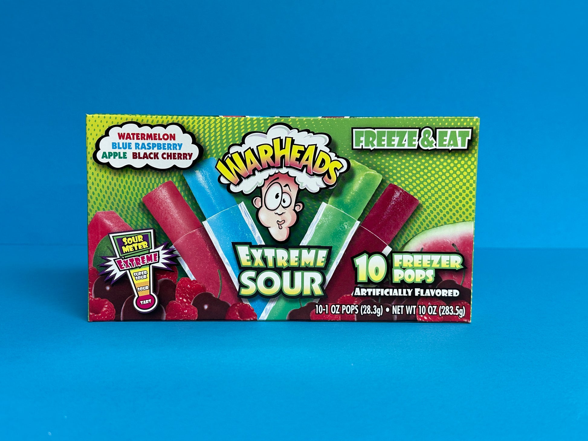 Warheads Extreme Sour Freezer Pops - Memo's Candy World GmbH