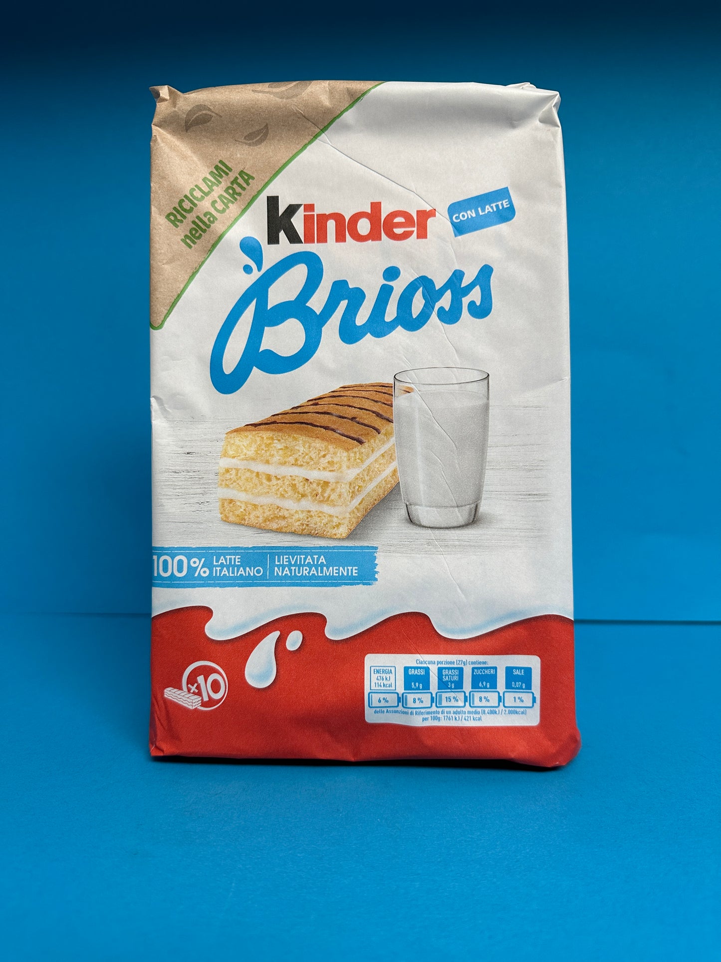 Kinder Brioss Con Latte - Memo's Candy World GmbH