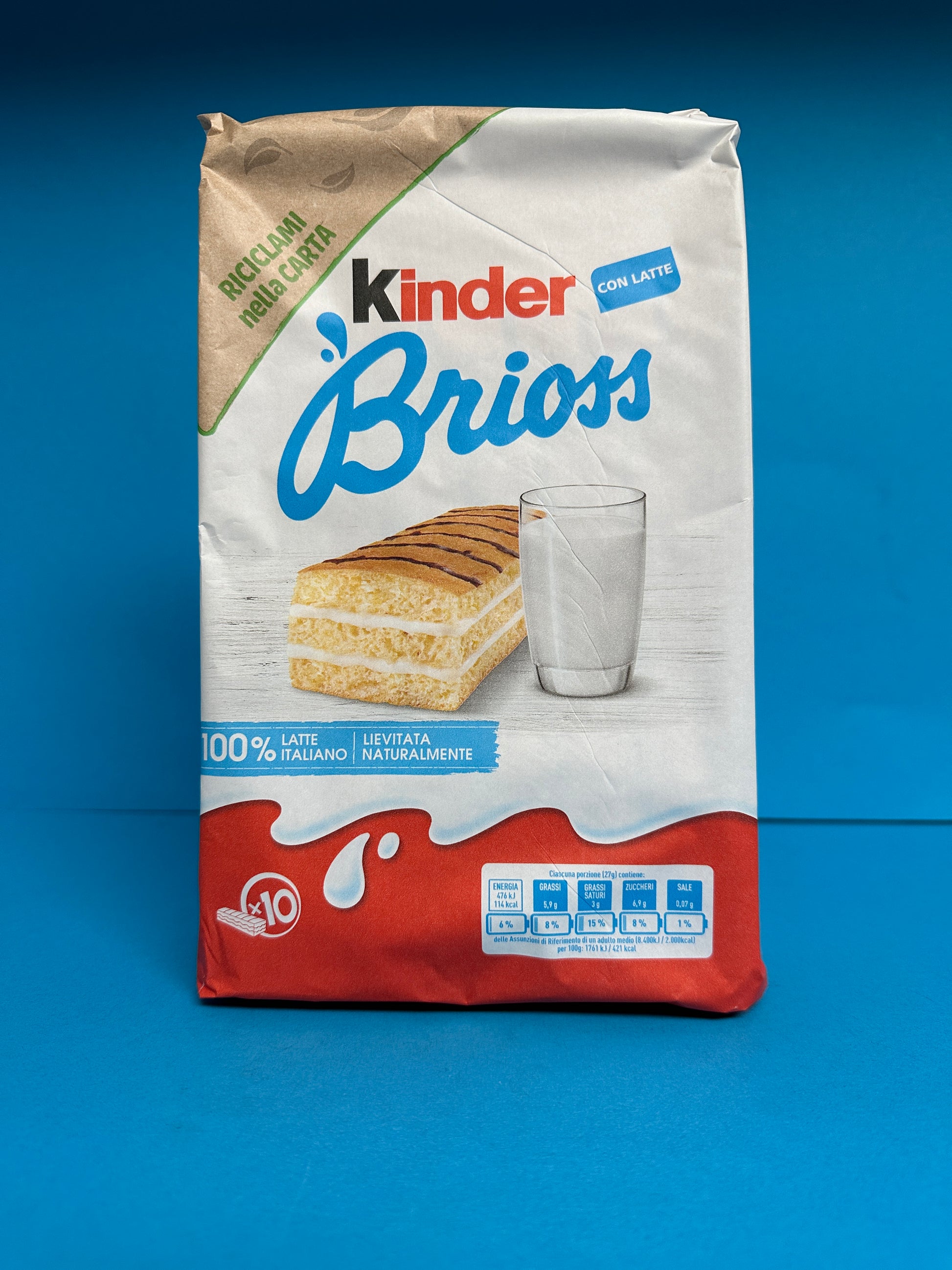 Kinder Brioss Con Latte - Memo's Candy World GmbH