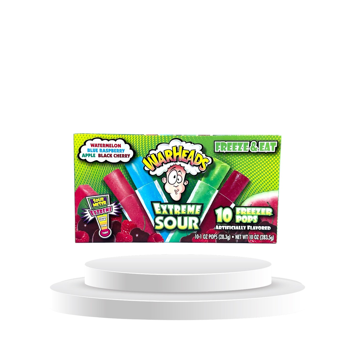 Warheads Extreme Sour Freezer Pops - Memo's Candy World GmbH