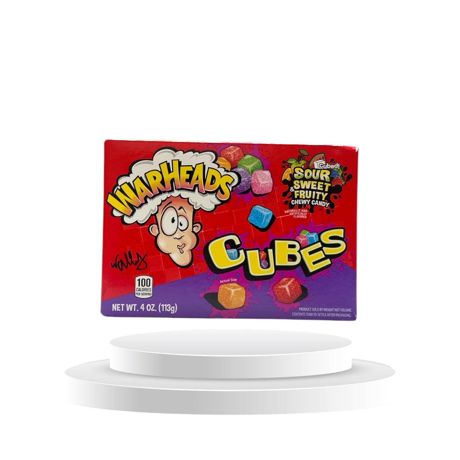 Warheads Sour Sweet & Fruity Cubes 113g - Memo's Candy World GmbH