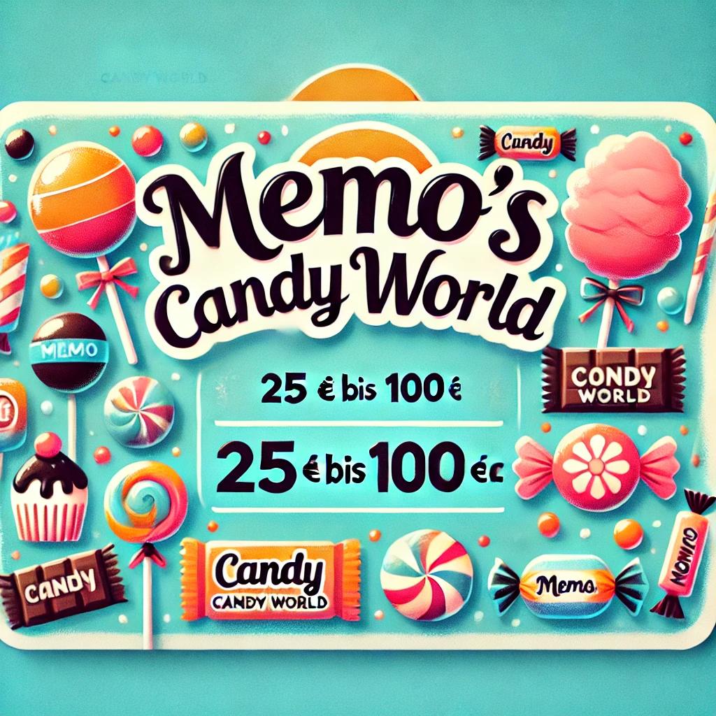 Memo`s Candy World Gutschein